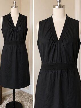 Converse One Star Black Sleeveless V-Neck Dress Women’s Size 14